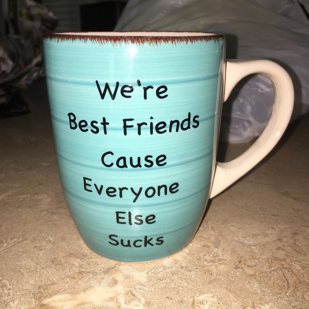 We’re Best Friends 12 oz. Coffee Cup